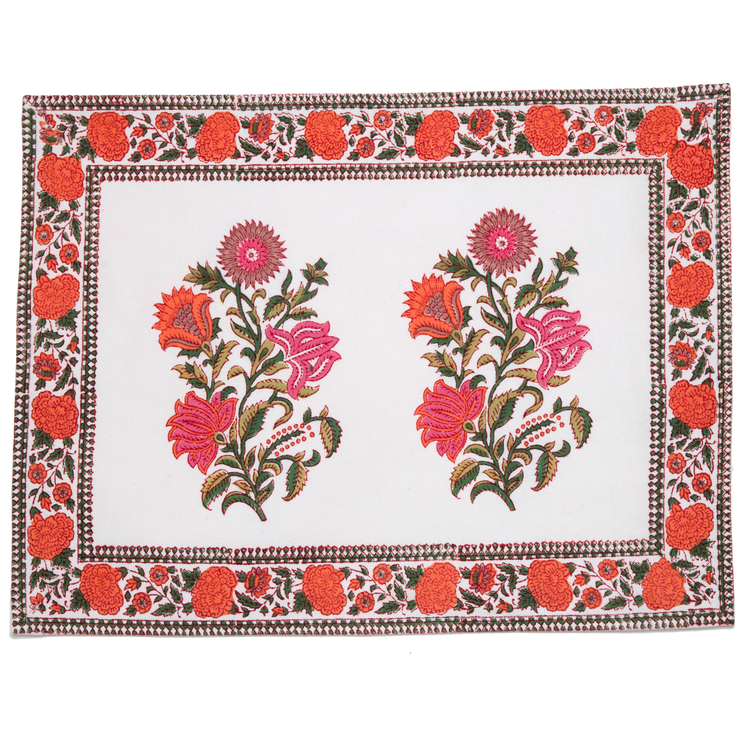 Sanya Placemat - Pink/Orange (Set of 2)